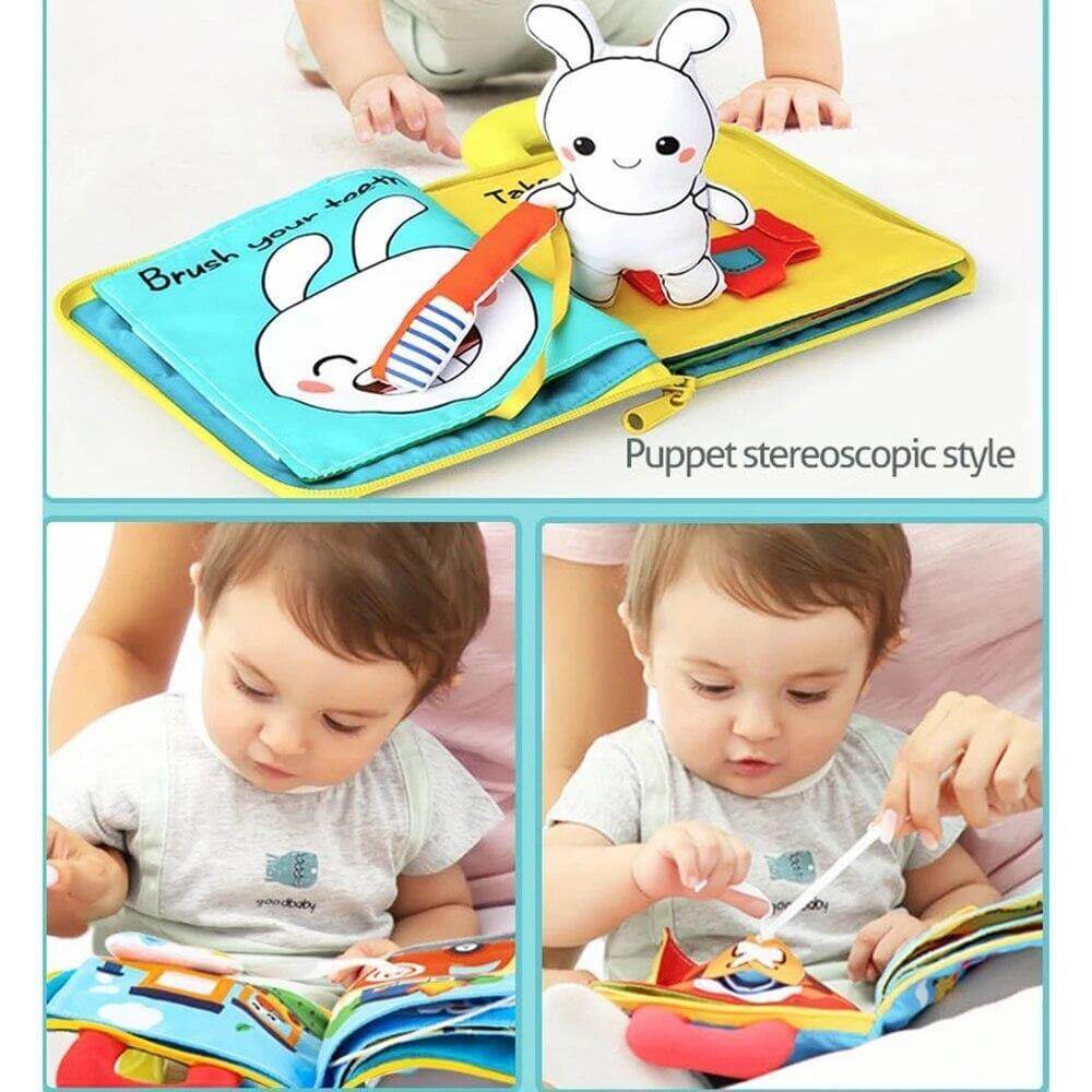 3D Soft Cloth Baby Books - Baby Bubble Store