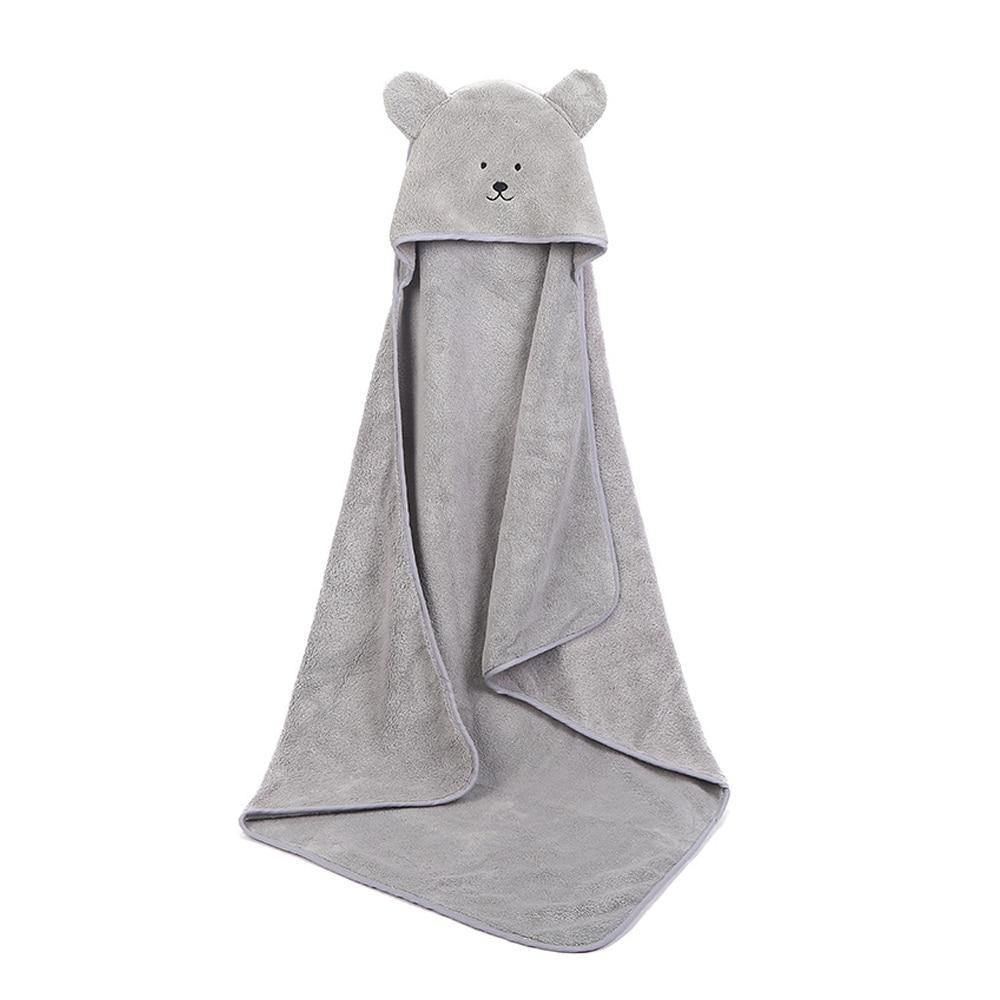 Newborn Fleece Hooded Bath Towel - Baby Bubble Store