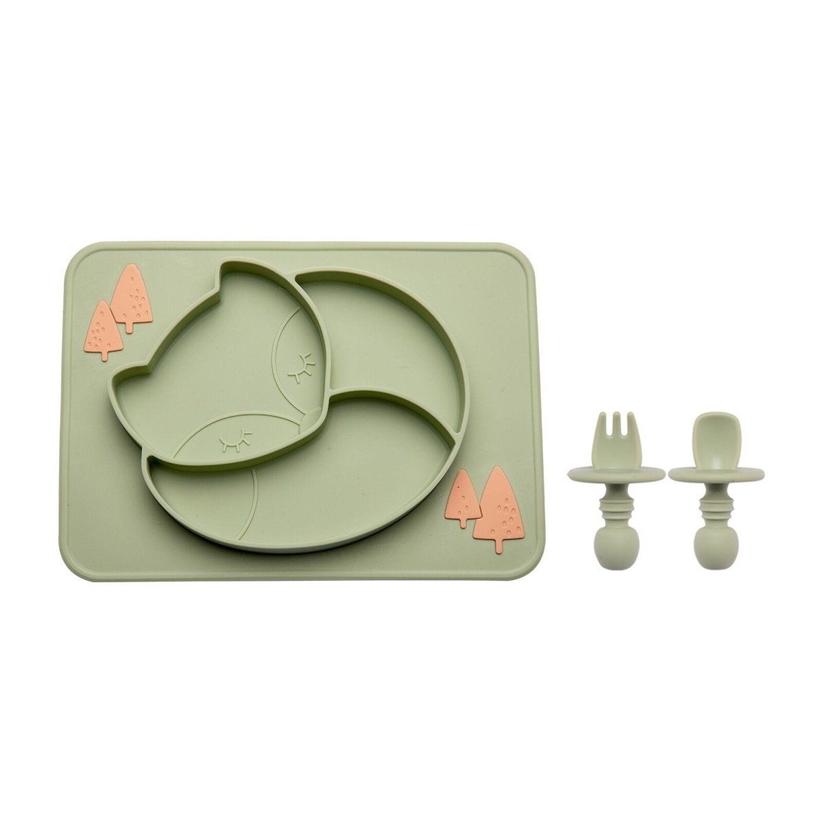 Silicone Baby Dining Plate - Baby Bubble Store