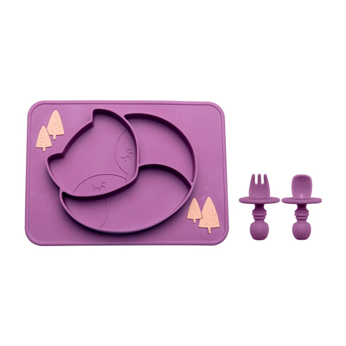 Silicone Baby Dining Plate - Baby Bubble Store